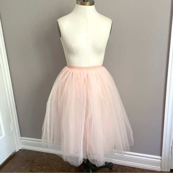 🛑 Ballet Pink Tulle Skirt - S/M, Adult Tutu 🩰 - Picture 1 of 6